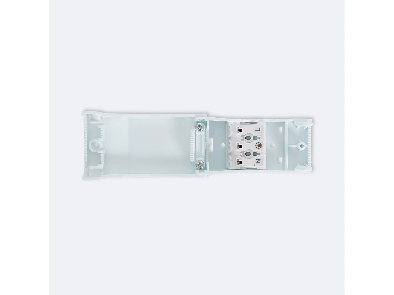 Scatola di Connessione rapida a 3 poli con viti Bianco