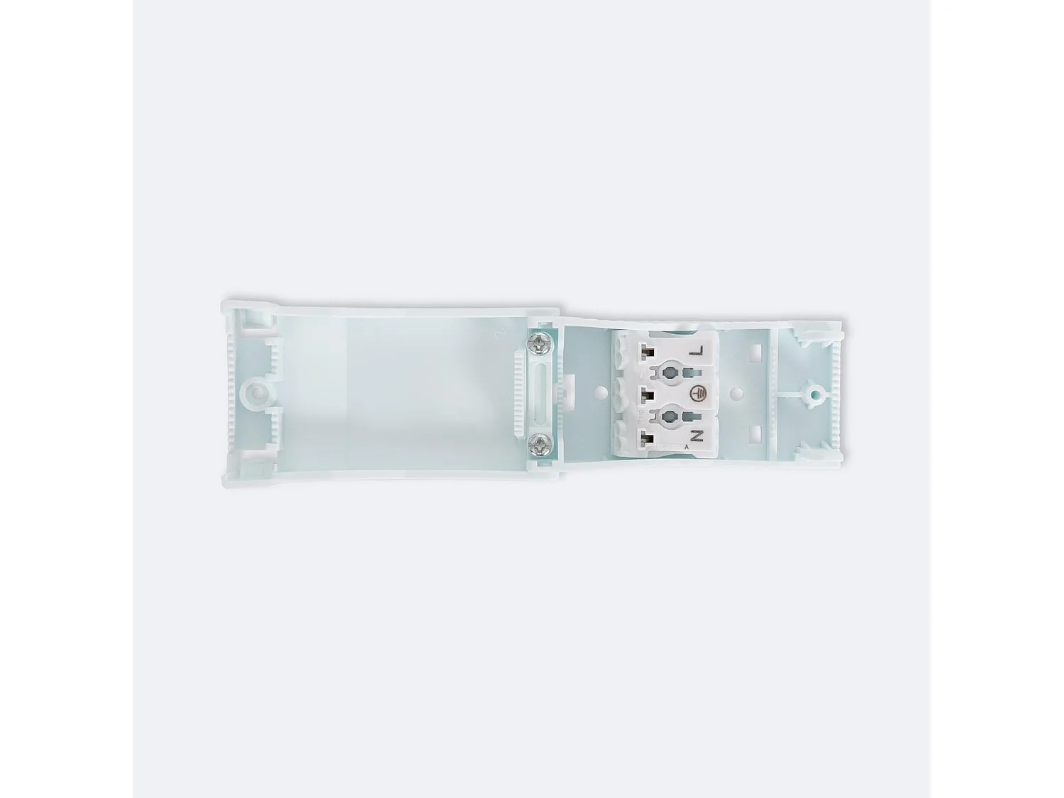 Scatola di Connessione rapida a 3 poli con viti Bianco