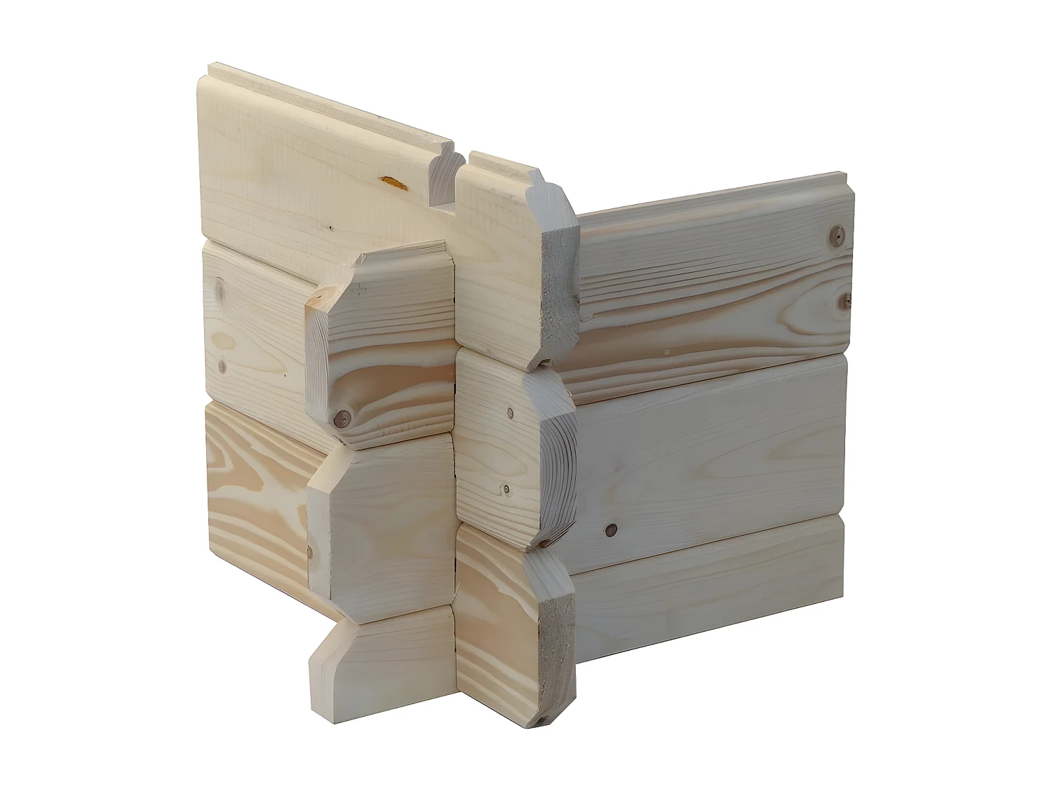 Casetta da giardino in legno - 12.00m2 - 4.00x3.00m - 28mm - colore: naturale - DOM710 - ALTANKA