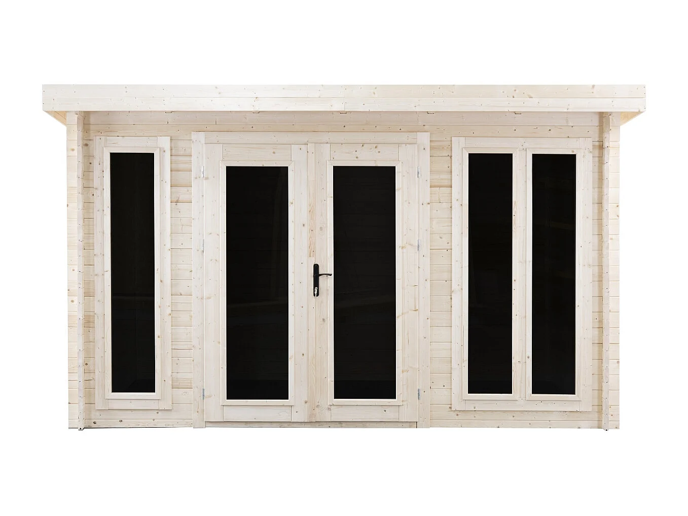 Casetta da giardino in legno - 16.00m2 - 4.00x4.00m - 34mm - colore: naturale - DOM653 - ALTANKA