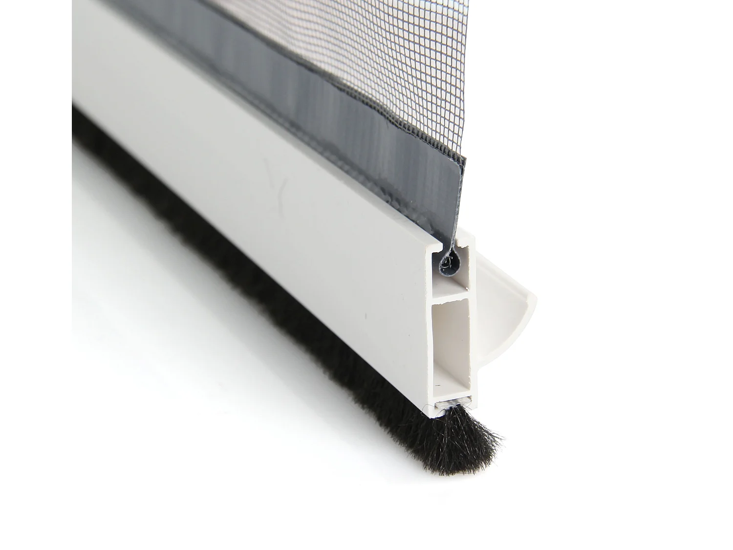 Store Moustiquaire Recoupable PVC Blanc - L 80 x H 130 cm - unitaire