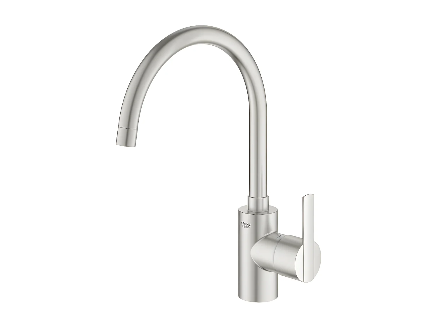 GROHE Keukenkraan met Hoge Uitloop Supersteel Thermostatisch Grijs 35,4cm