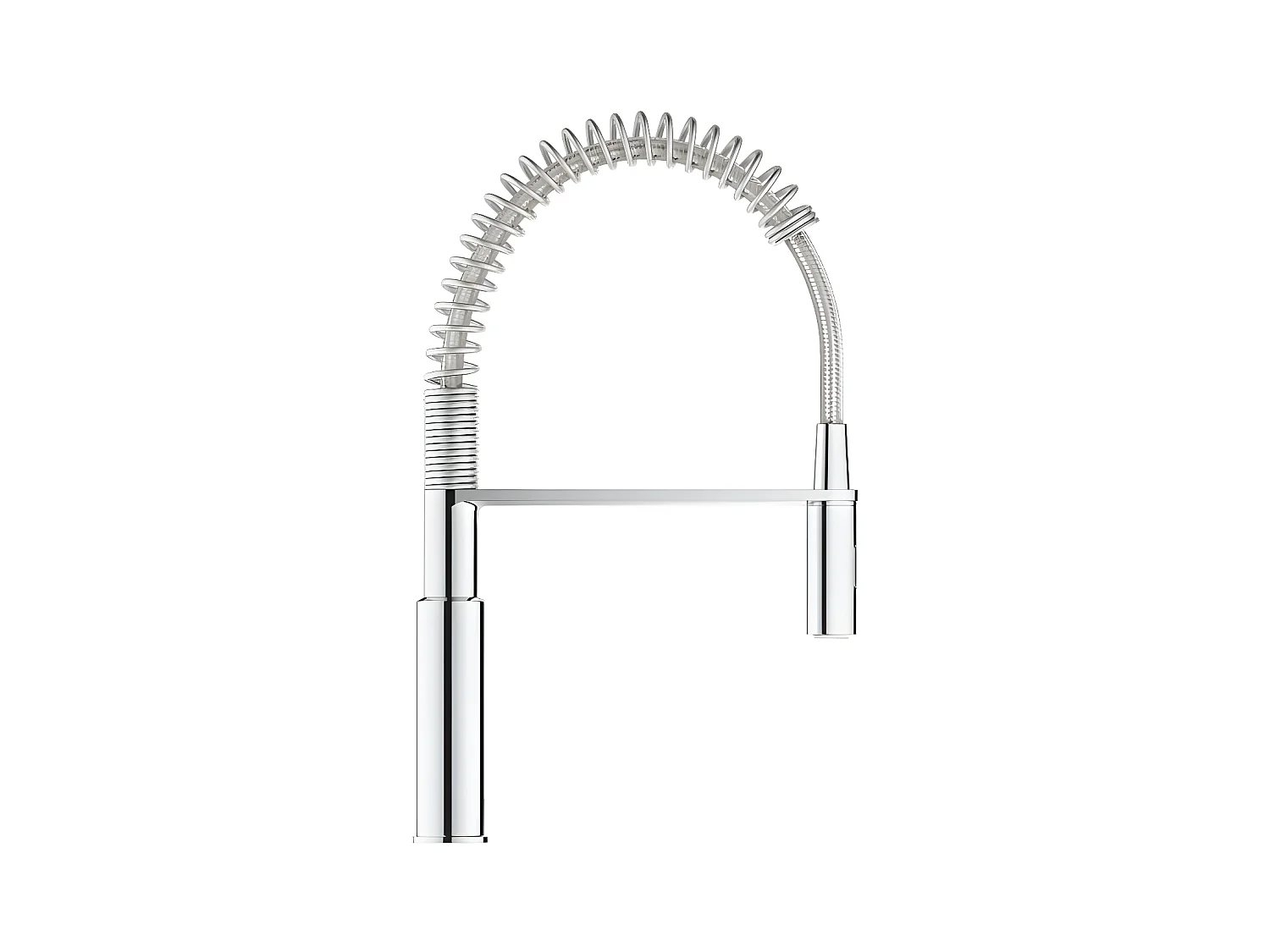 GROHE Robinet évier de cuisine Get, mitigeur monocommande 2 jets, robinet avec douchette extractible professionnelle, 30361000