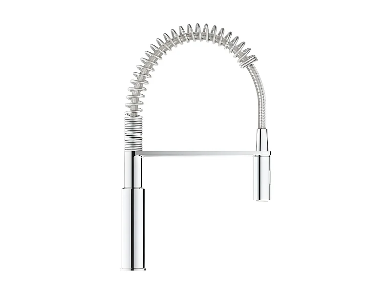 Keukenkraan GROHE Get met professionele uittrekbare handdouche