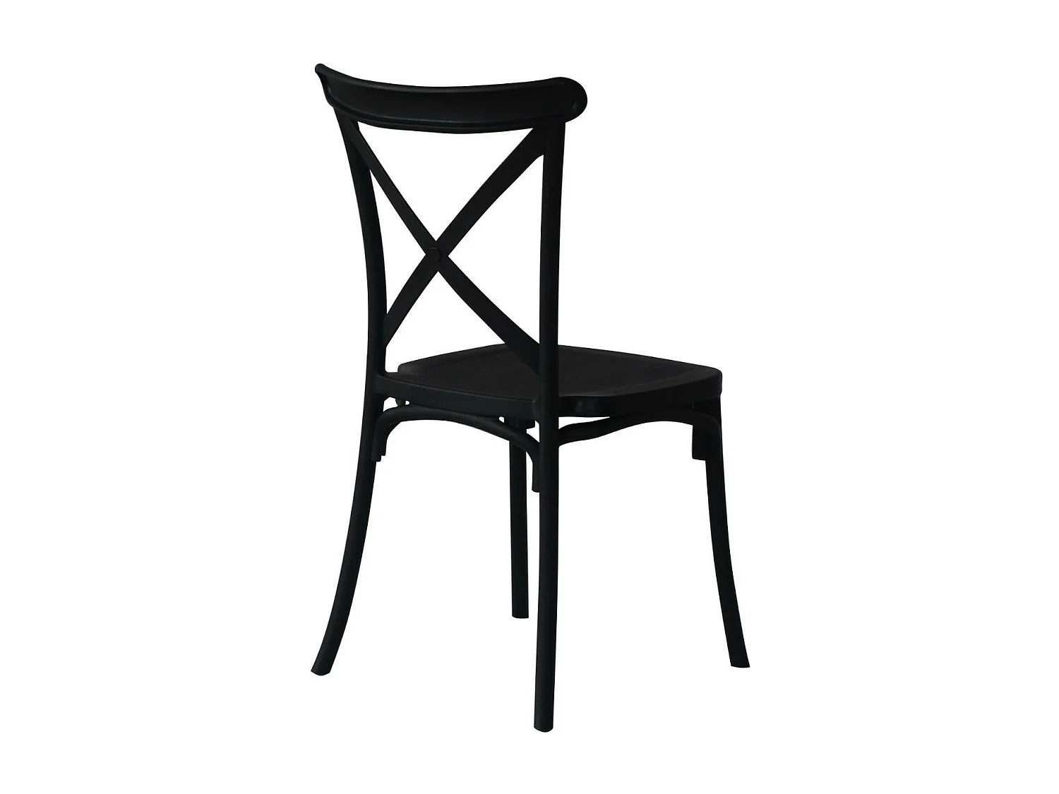 Chaise de restauration empilable Caroline 45x40x87,5cm 7house