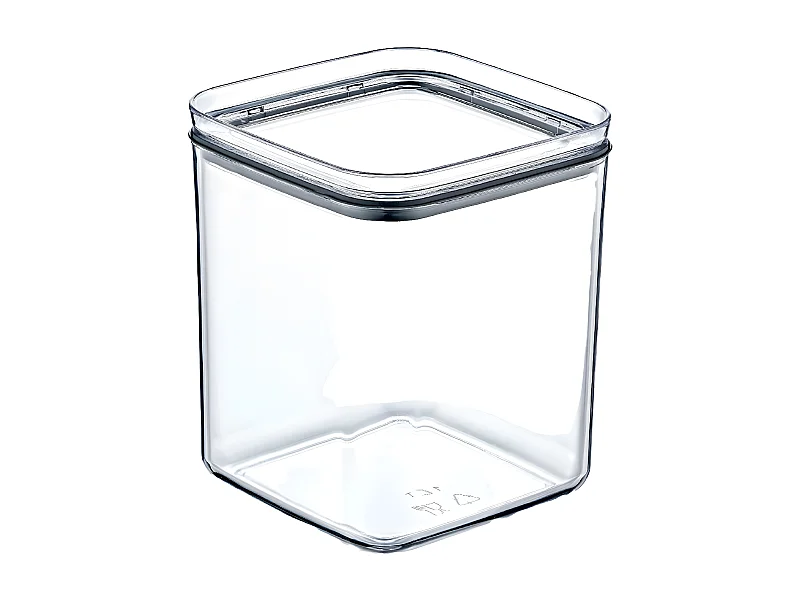 Recipiente Hermético para Alimentos Mediano Cuadrado 10.5x10.5x13cm 7house