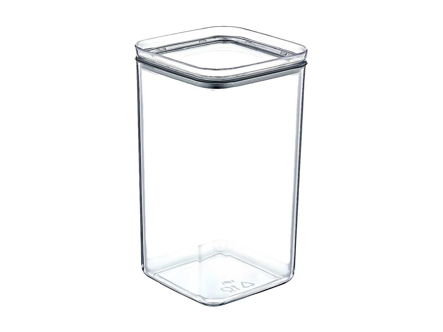 Grand récipient alimentaire carré hermétique 10,5x10,5x19cm 7house