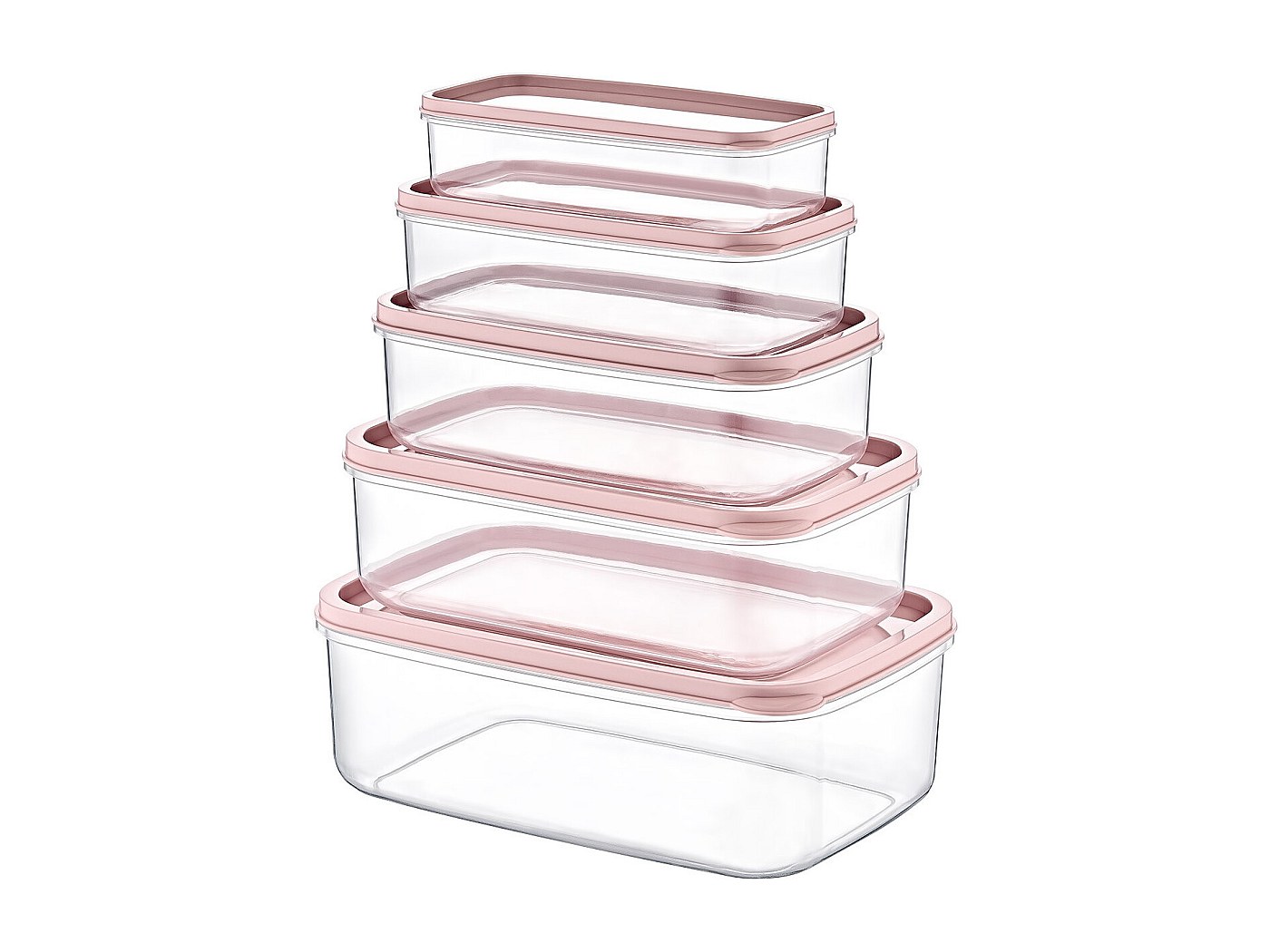 Set 10 Contenitori Alimenti Ermetici Igluu - Bento Box Senza BPA, Impilabili, Per Meal Prep - Foto 8