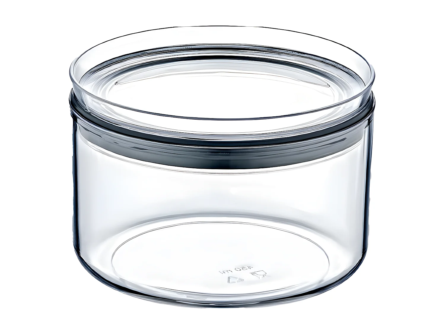 Set 3 Contenitori Ermetici per Alimenti Piccoli, Medi e Grandi, Forma Rotonda 7house