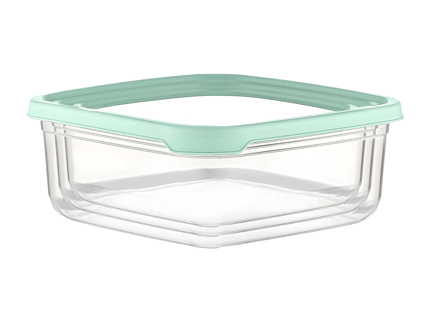 Set 3 Recipientes Herméticos para Alimentos, de forma Cuadrada 7house