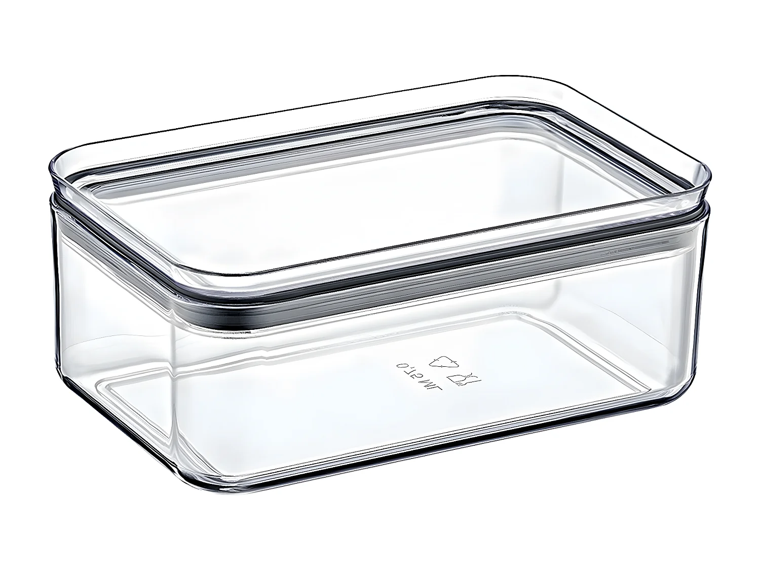 Pack 3 Recipientes Herméticos para Alimentos Pequeño Rectangular 10.5x16.5x7.5cm 7house