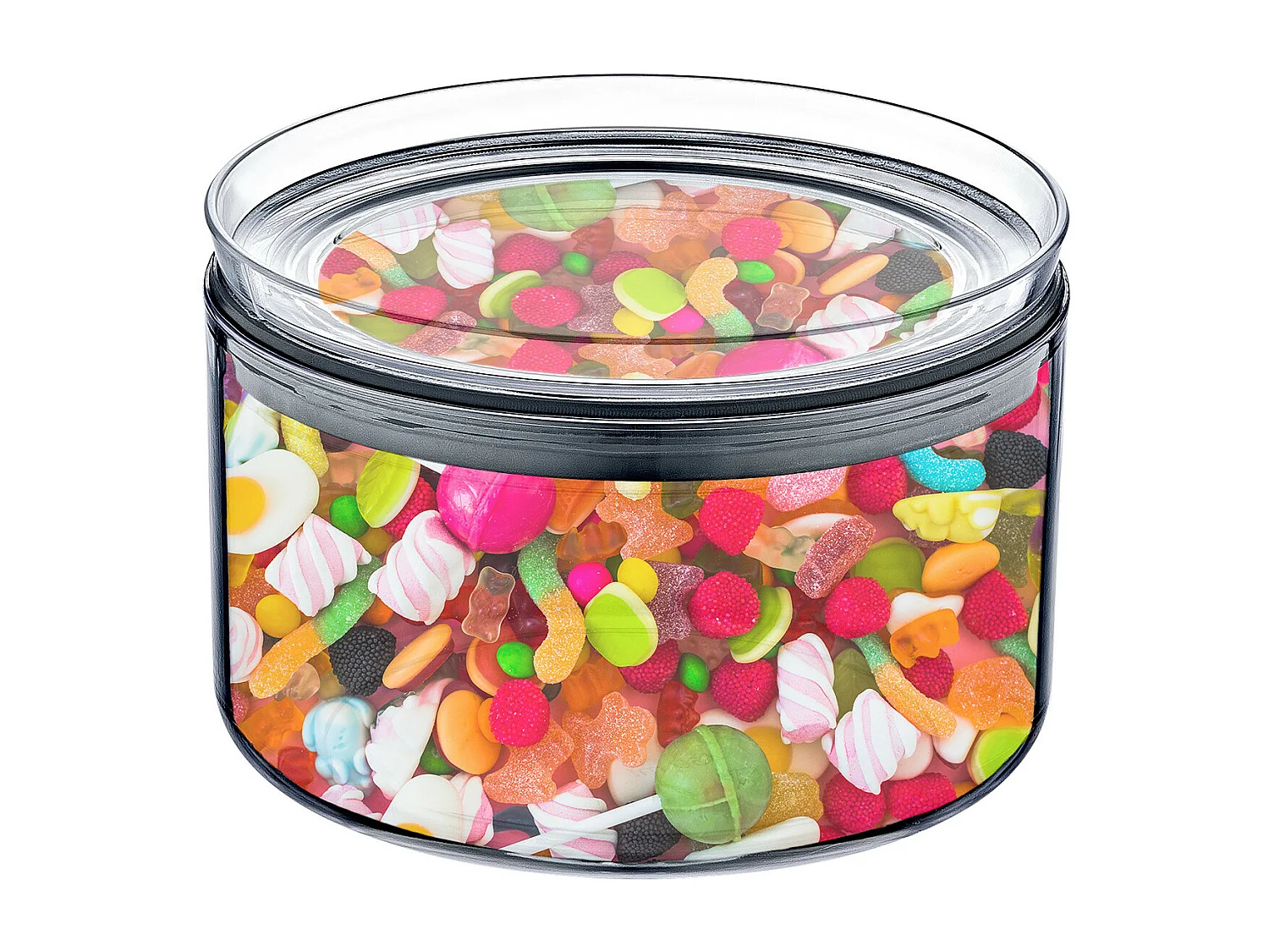 Pack 3 Contenants Alimentaires Hermétique Petit Rond Ø10,5x7,5cm 7house