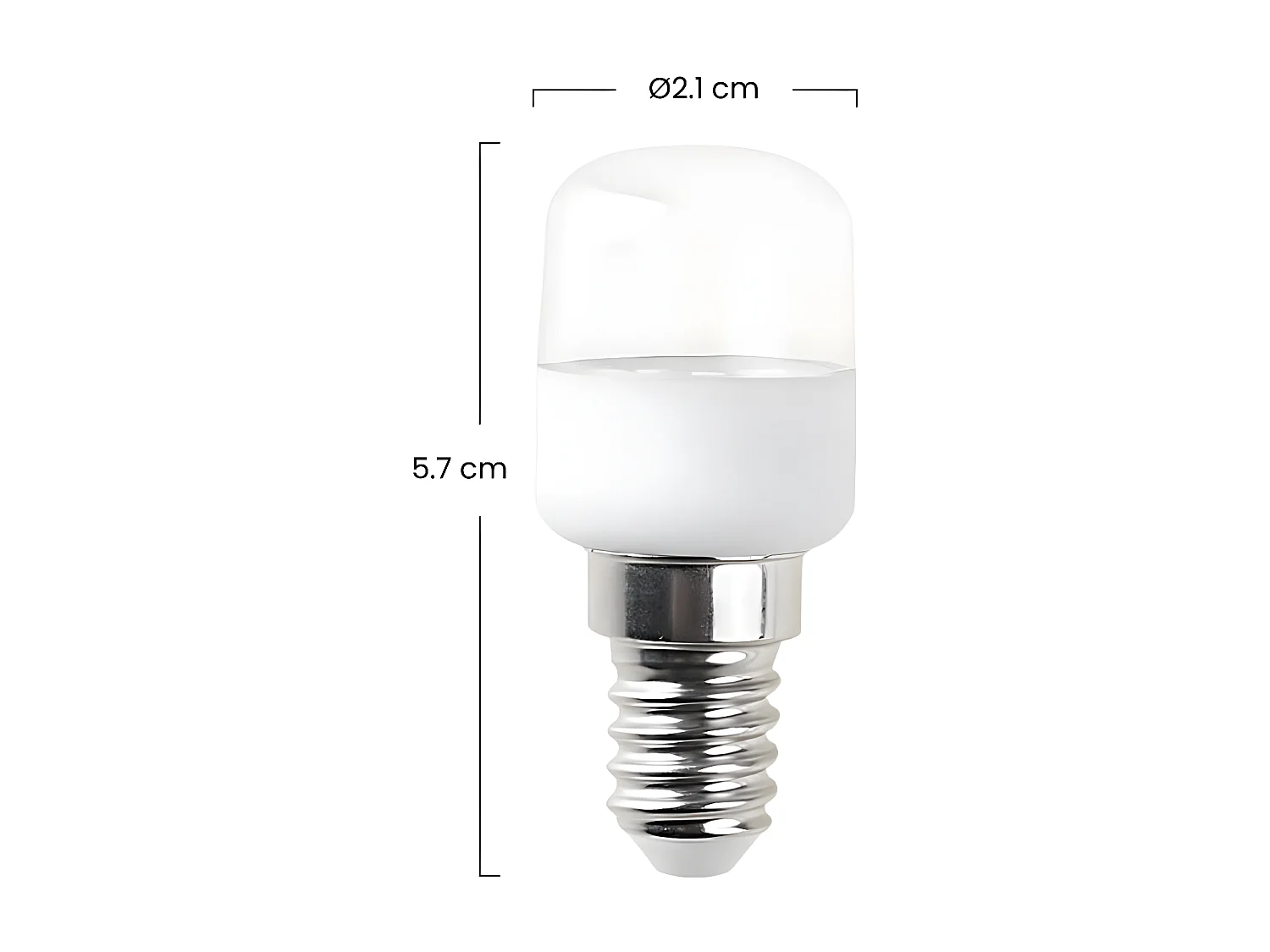 Bombilla LED para Microondas E14 2W Equi.20W 200lm 4000K 15000H 7hSevenOn Premium