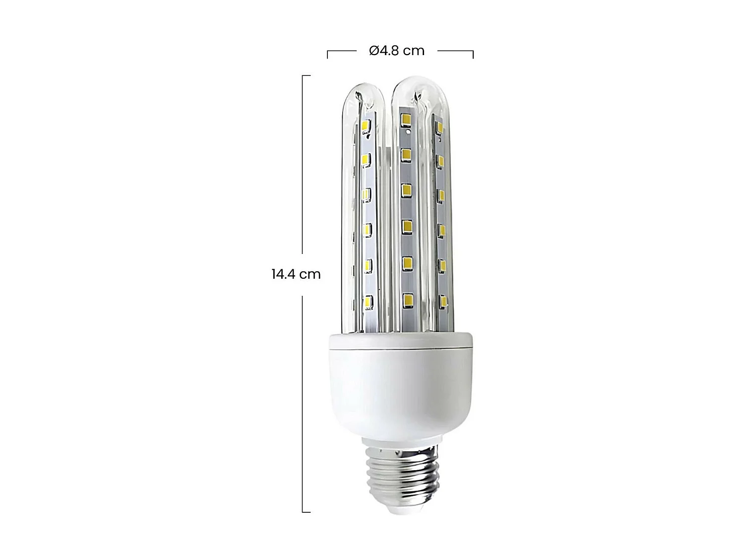 Ampoule LED 4U E27 11W Equi.75W 1055lm 4000K 25000H 7hSevenOn Premium