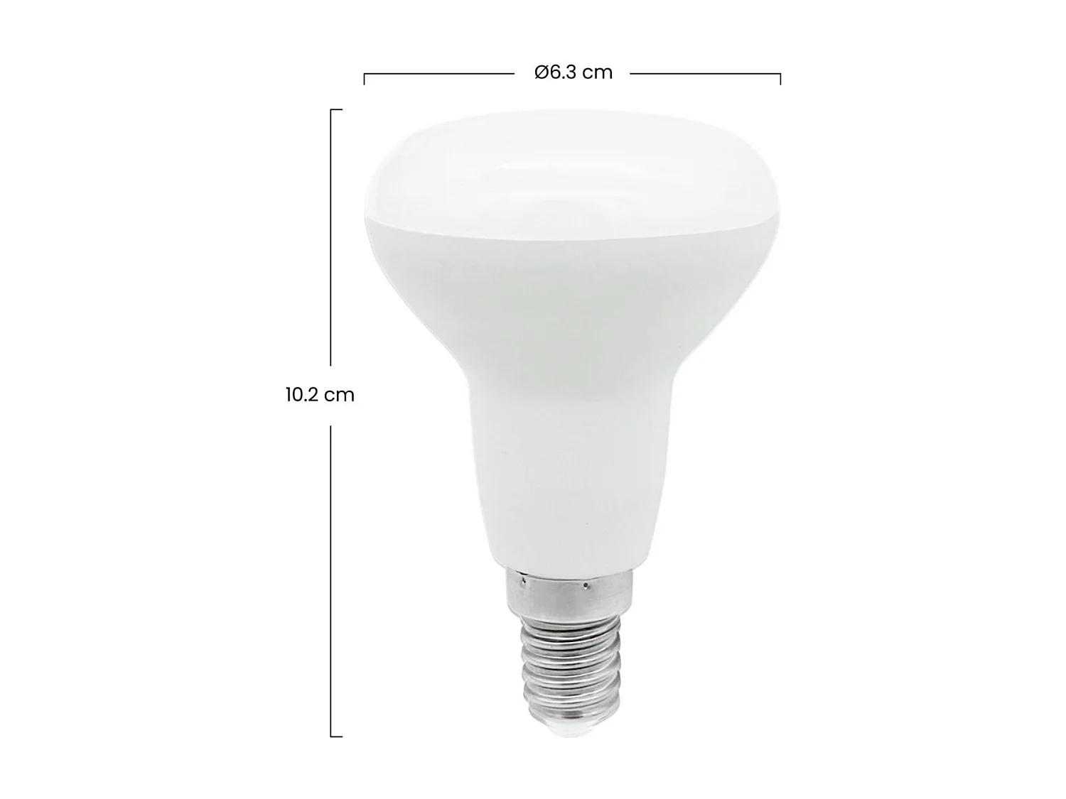 Pack 2 Bombillas LED Reflectora E27 9W Equi.60W 806lm 25000H 7hSevenOn Premium