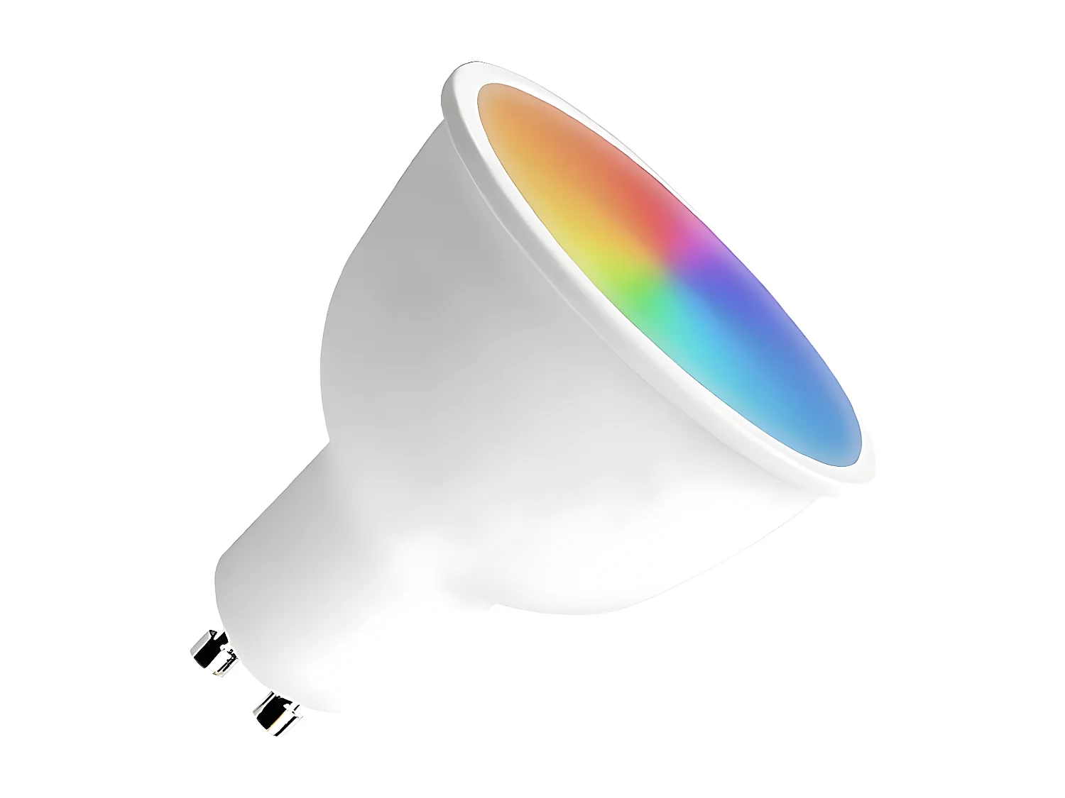 Lampadina Faretto LED GU10 6W Equi.40W 470lm RGB con Telecomando 25000H 7hSevenOn Premium