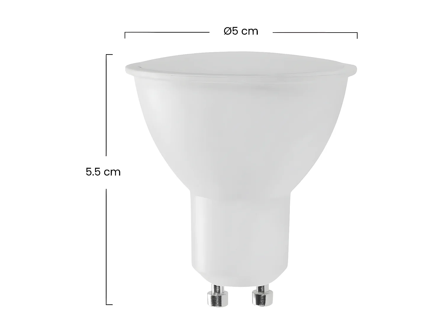 Lampadina Faretto LED GU10 6W Equi.40W 470lm RGB con Telecomando 25000H 7hSevenOn Premium