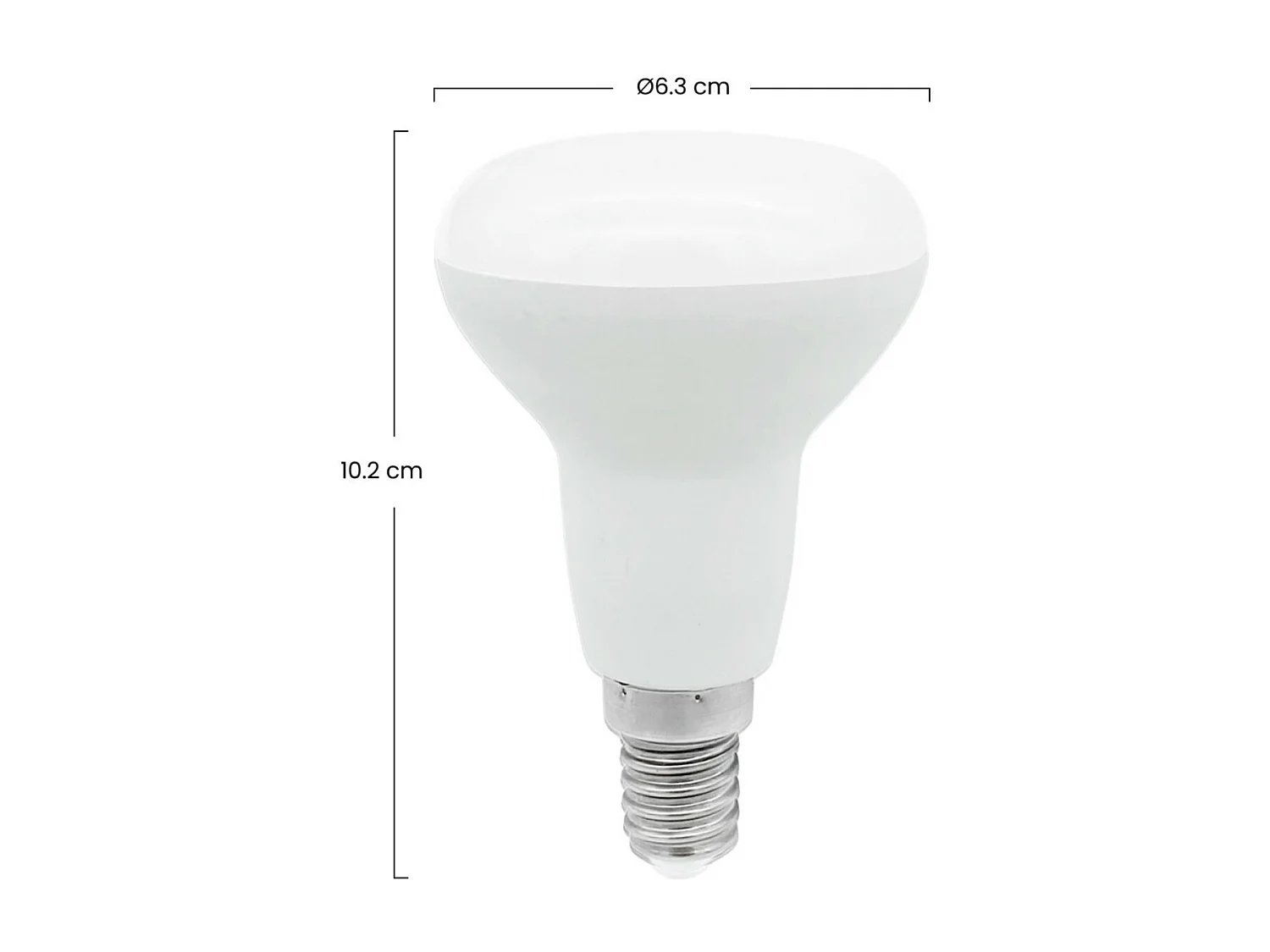 Pack 2 Ampoules Réflecteur LED E27 9W Equi.60W 806lm 25000H 7hSevenOn Premium