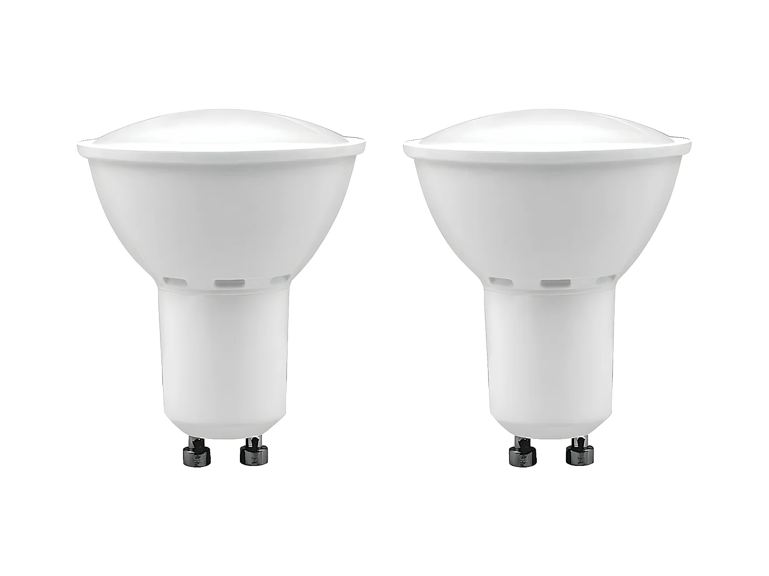Pack de 2 Ampoules Spot LED GU10 6W Equi.50W 540lm 4000K 25000H 7hSevenOn Premium