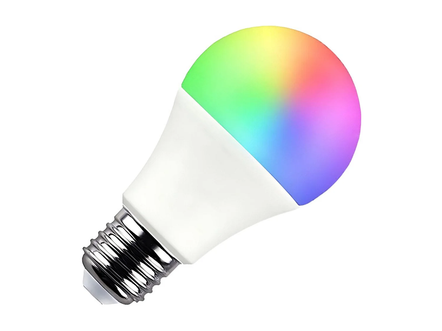 Bombilla LED Estándar E27 9W Equi.60W 806lm RGB con Mando a Distancia 25000H 7hSevenOn Premium