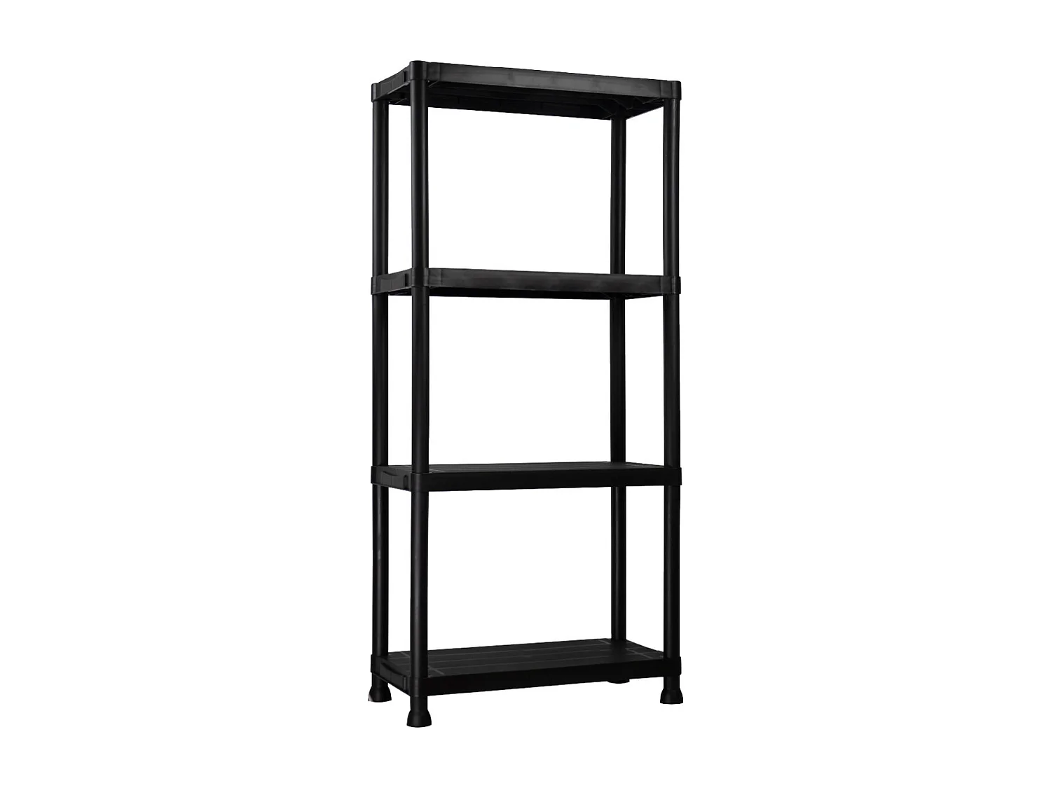 Estantería de Resina con 4 Baldas de 131x61x31cm 100Kg Thinia Home