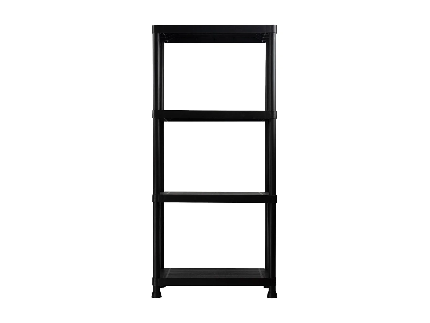 Estantería de Resina con 4 Baldas de 131x61x31cm 100Kg Thinia Home