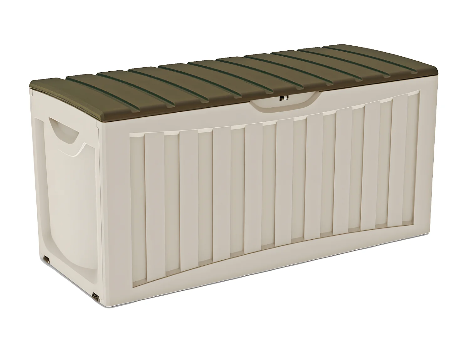 Arcón para Exterior 340 Litros de Resina 118x53x57cm Beige 7house