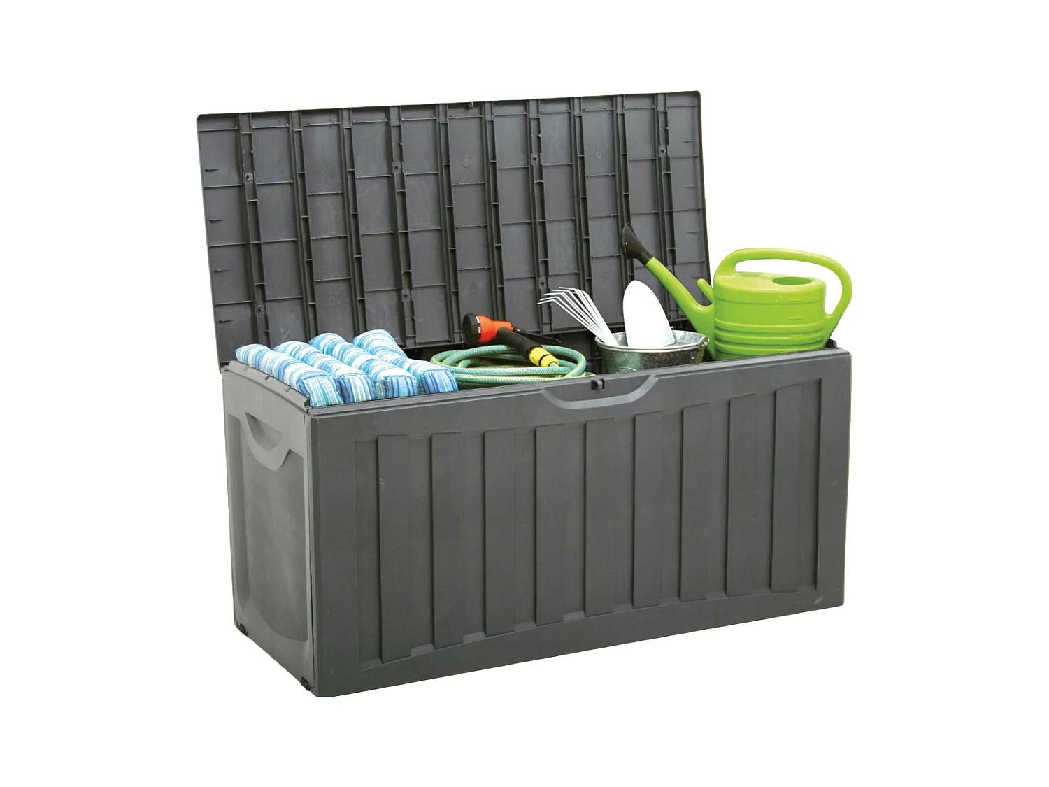 Cassapanca da Esterno 340 Litri di Resina 118x53x57cm Thinia Home