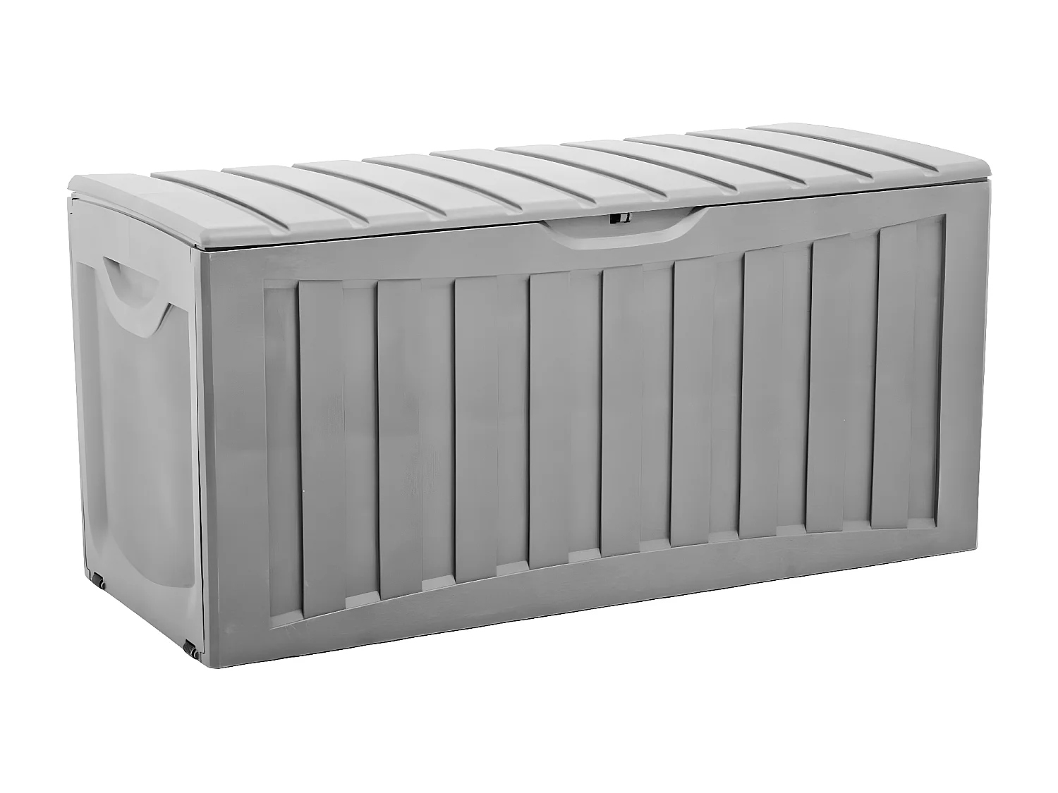 Arcón para Exterior 340 Litros de Resina 118x53x57cm Gris Thinia Home