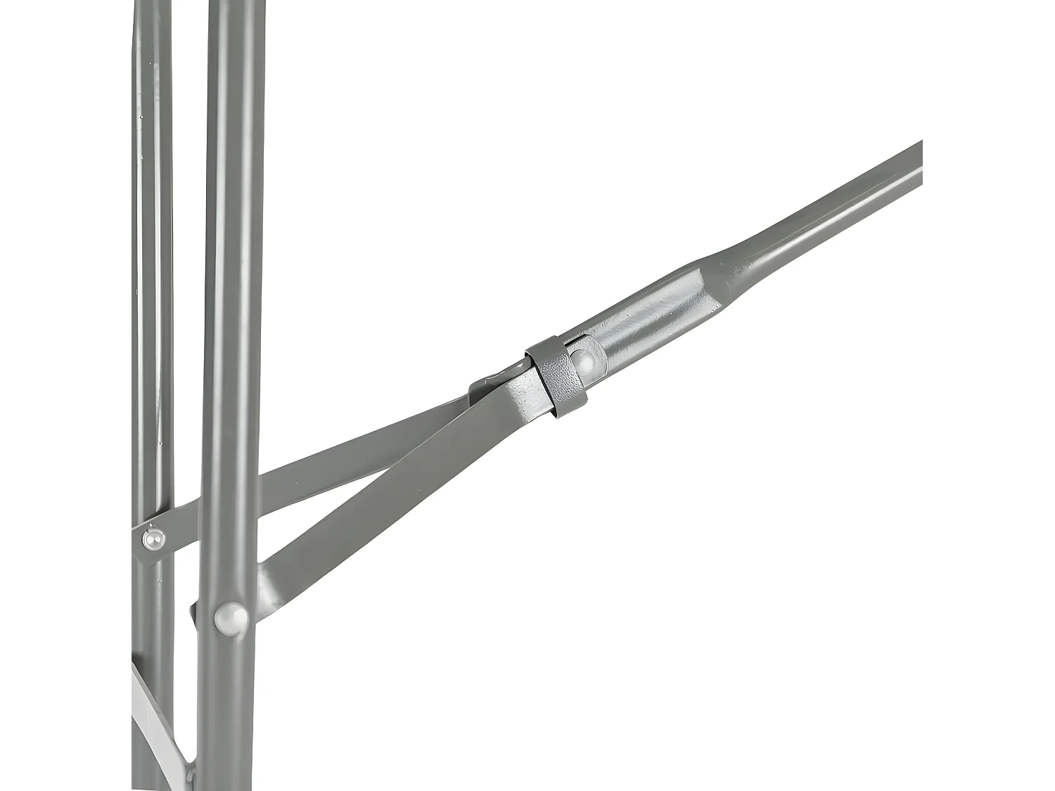 Pack de 2 Bancs Traiteur Pliants 180x30x43cm Blanc Thinia Home