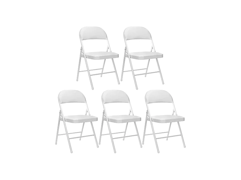 Pack 5 Sillas Plegables Acolchadas Thinia Home