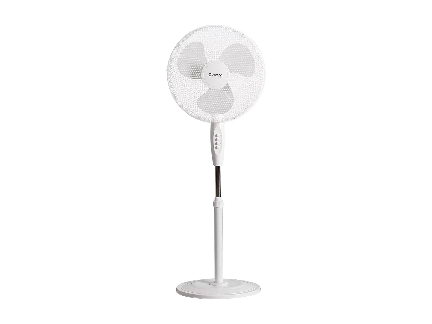 Ventilatore a Piantana 16" 40cm 40W 3 Velocità White Comfort Bianco Raydan Home