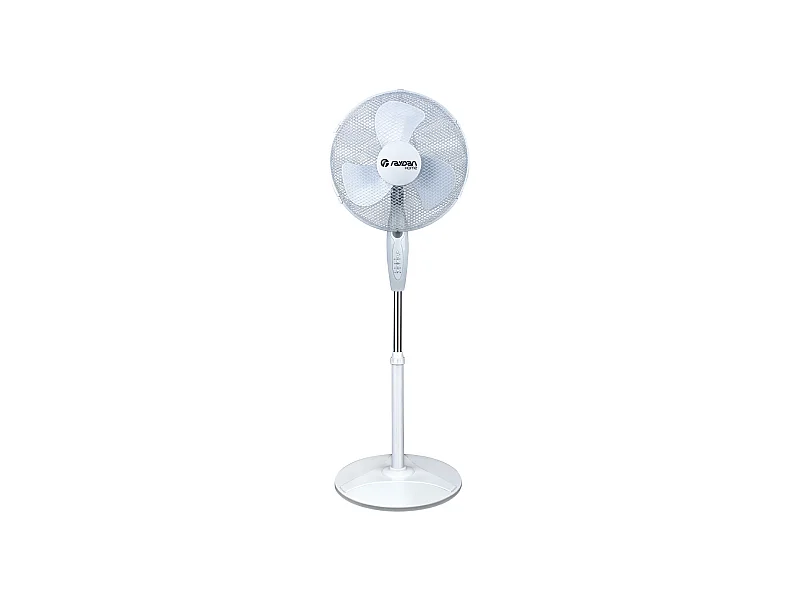 Ventilador de Pie Ø40cm 40W 3 Velocidades Neos Comfort Blanco con Mando Raydan Home