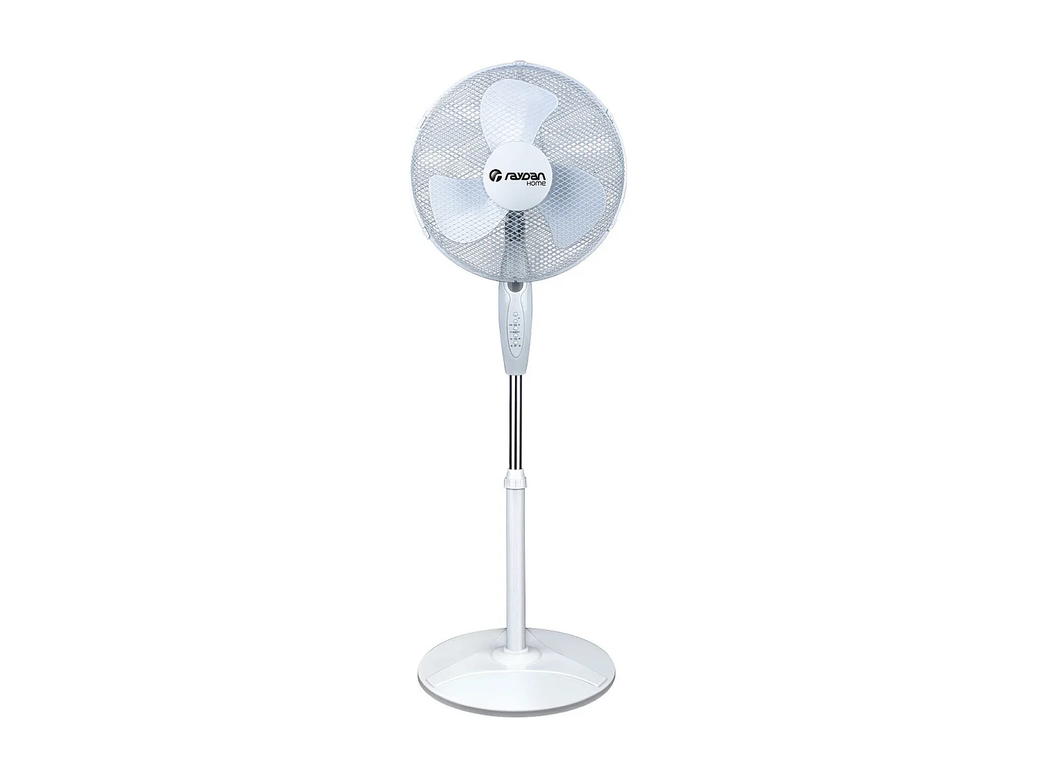 Ventilador de Pie Ø40cm 40W 3 Velocidades Neos Comfort Blanco con Mando Raydan Home
