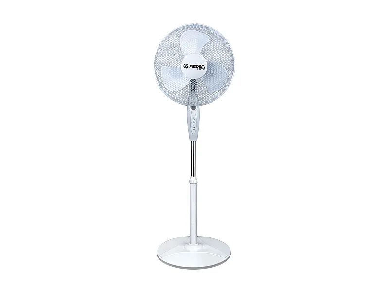 Ventilatore a Piantana con Telecomando 16" 40cm 40W 3 Velocità Neos Comfort Bianco Raydan Home
