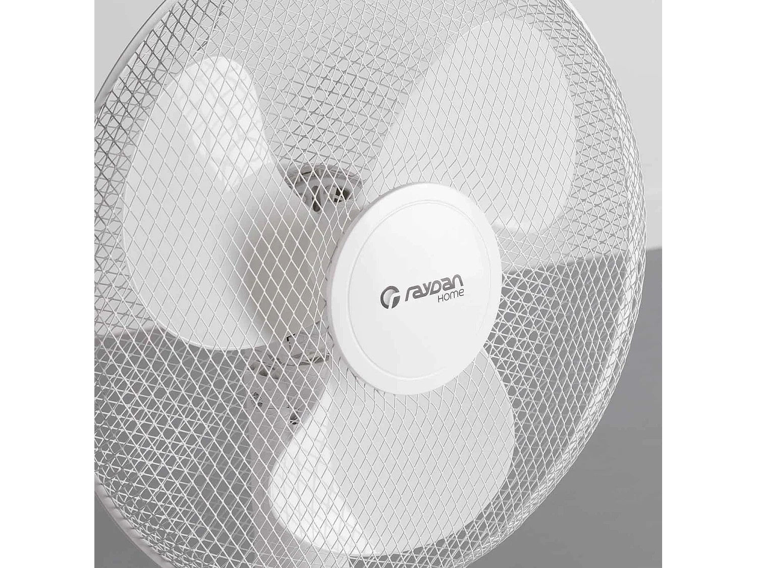 Ventilateur sur pied 16" 40cm 40W 3 vitesses White Comfort Blanc Thinia Home