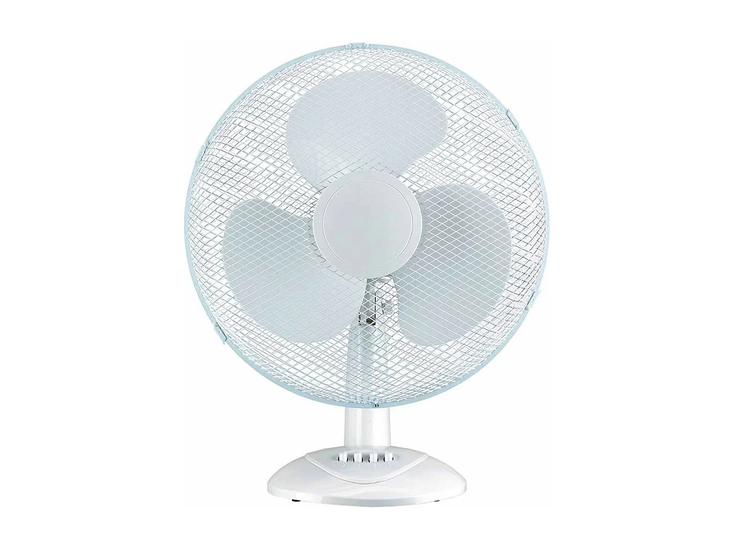 Ventilatore da tavolo Ø30cm 35W 3 Velocità Comfort Bianco O91