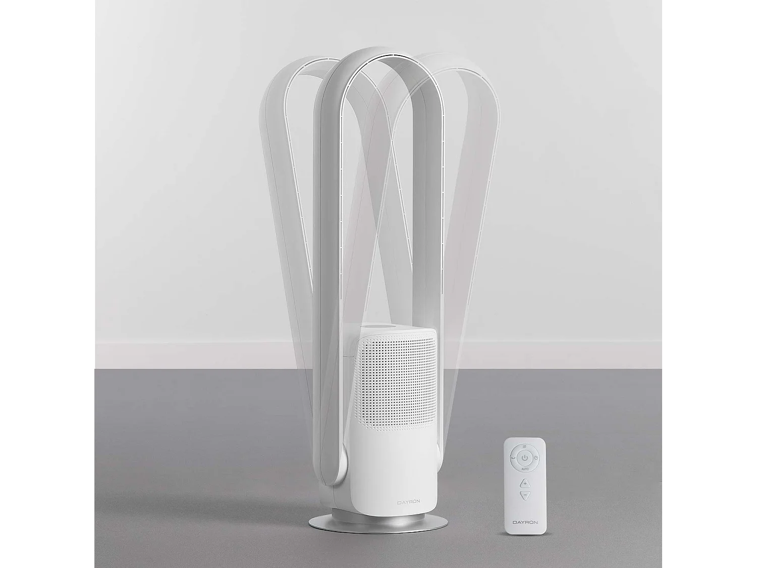 Ventilador de Pie WiFi Ø25.5cm 26W 9 Velocidades Vital Silence Blanco Thinia Home