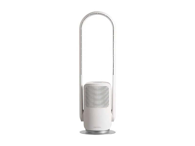 Ventilateur de Sol WiFi Ø25,5cm 26W 9 Vitesses Vital Silence Blanc Thinia Home