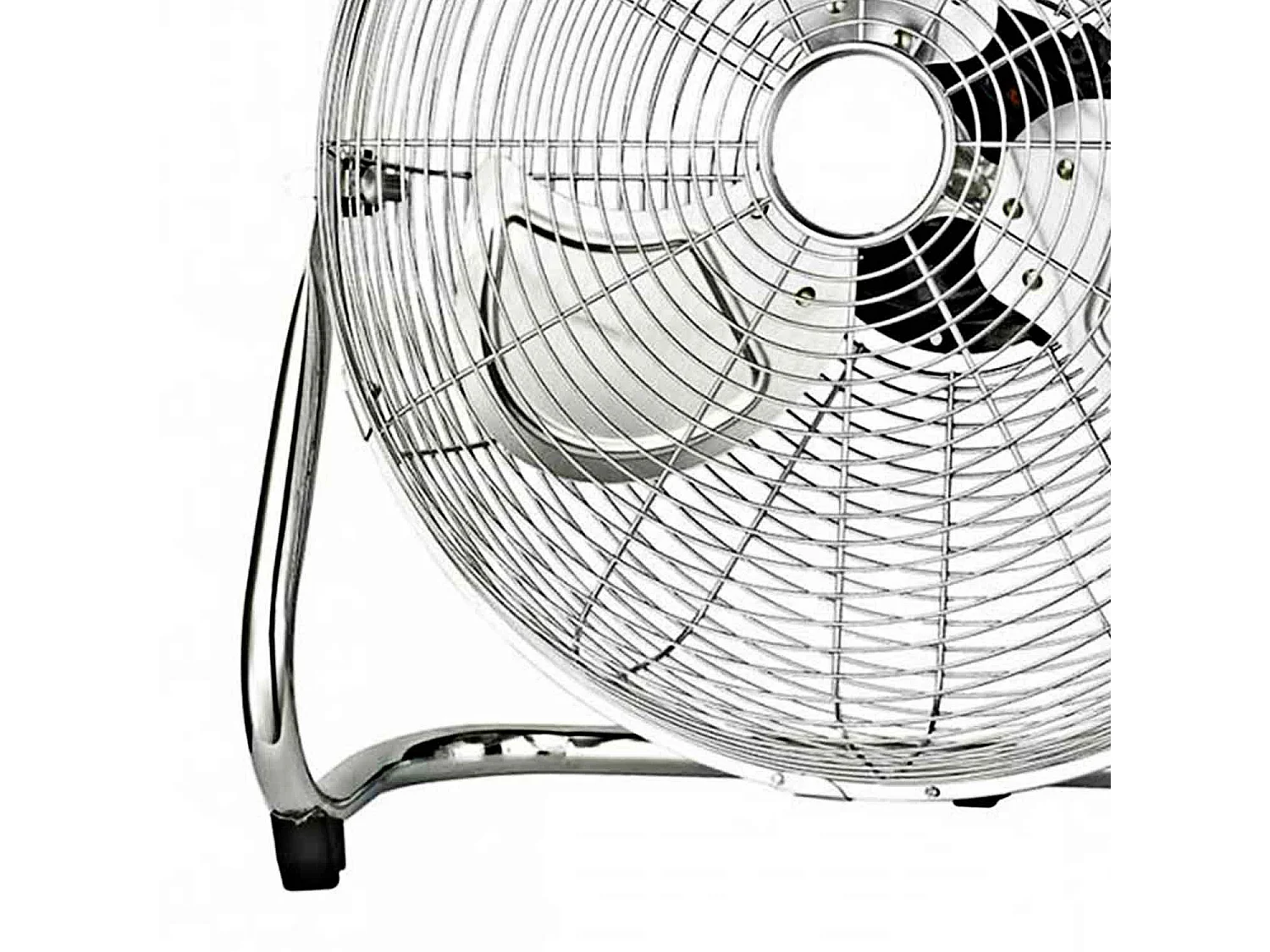 Ventilador de Sobremesa Ø40cm 75W 3 Velocidades Aero Plateado Raydan Home