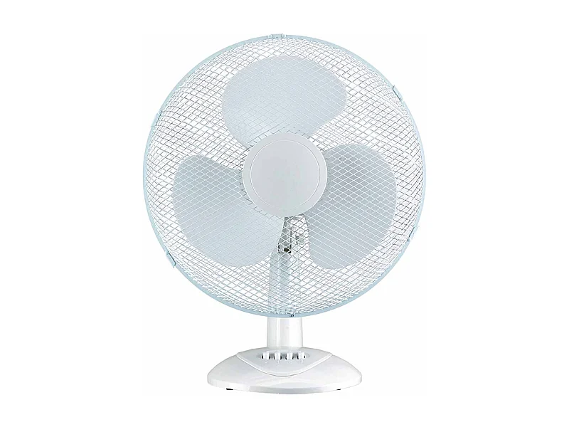 Ventilatore da Tavolo 16" 40cm 40W 3 Velocità Up Comfort Bianco Thinia Home