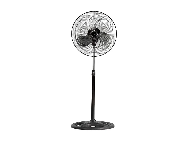 Ventilador de Pie Ø45cm 75W 3 Velocidades Industrial Negro Raydan Home