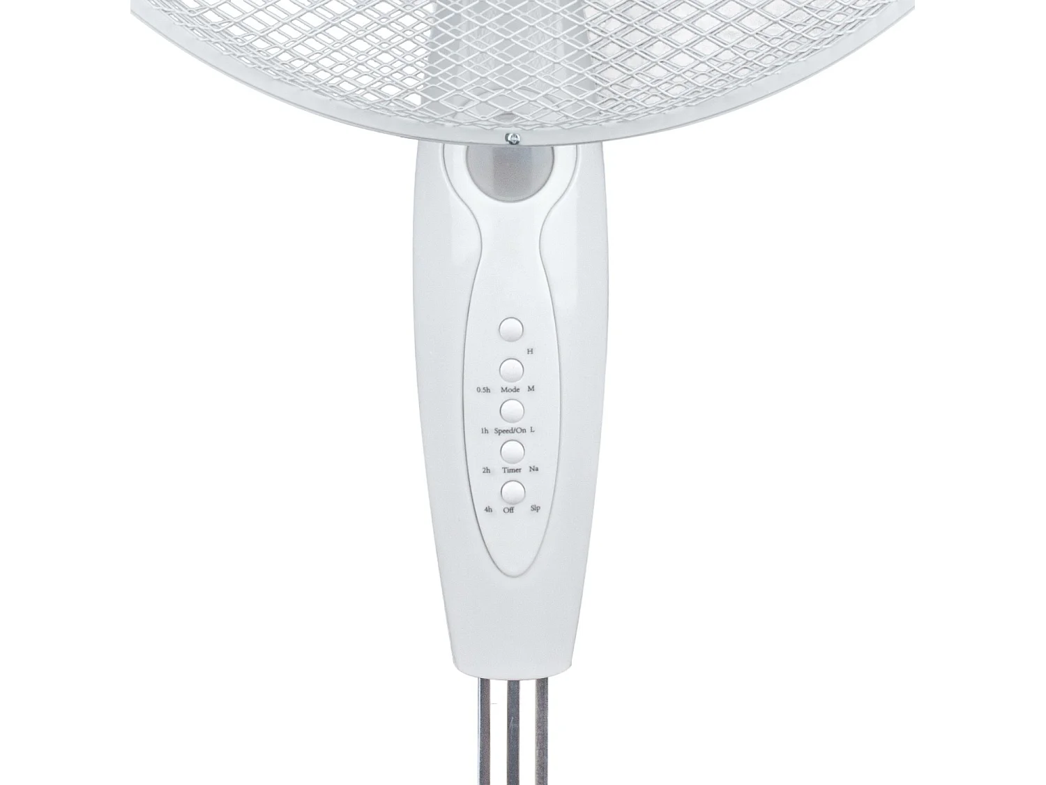 Ventilador de Pie Ø40cm 40W 3 Velocidades Neos Comfort Blanco con Mando Thinia Home