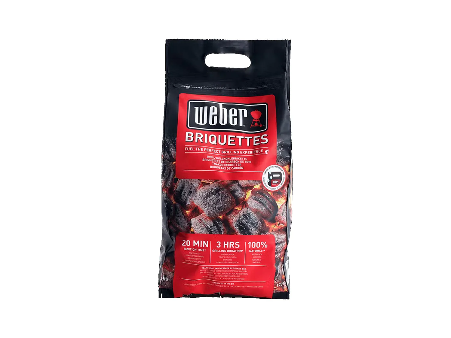 Weber Sac de 4kg de briquettes - 17590