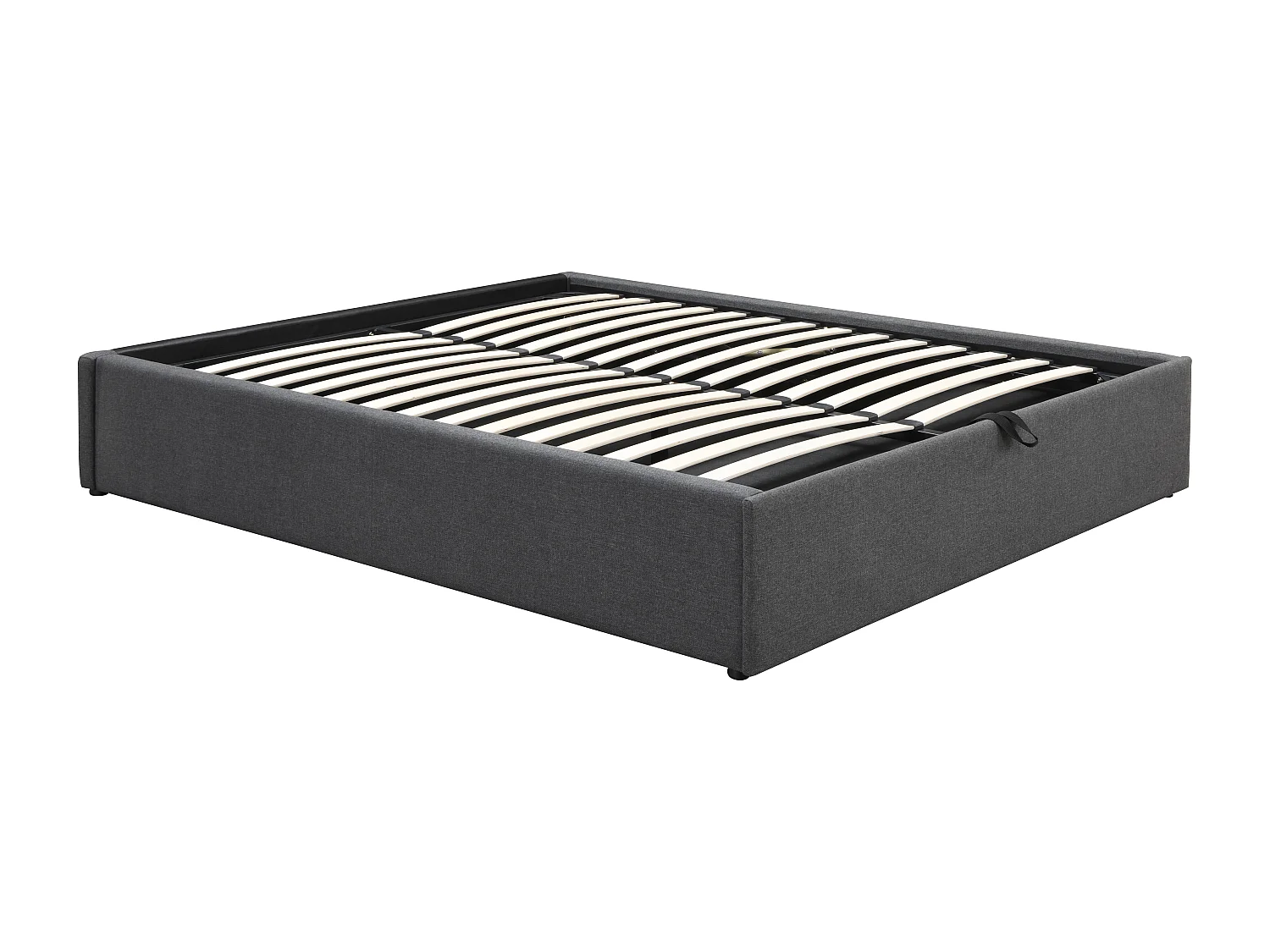 Sommier coffre et tiroir 140 x 190 cm - Gris anthracite - OSLA de YSMÉE