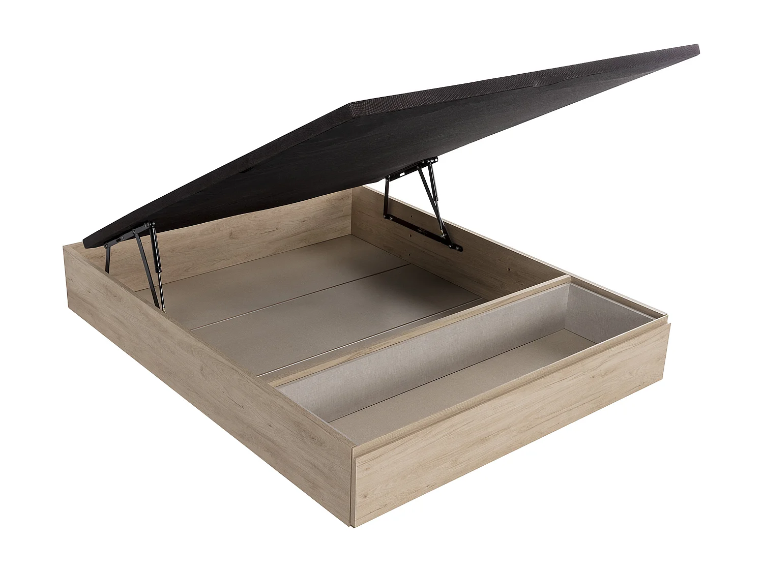 Sommier coffre avec tiroir 140 x 190 cm - Naturel clair - HESTIA de YSMÉE