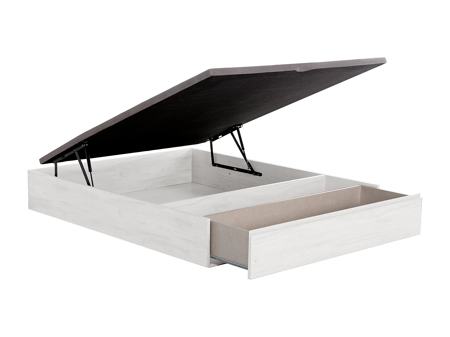 Bedbodem met opberglade 140 x 190 cm - Wit - HESTIA de YSMÉE