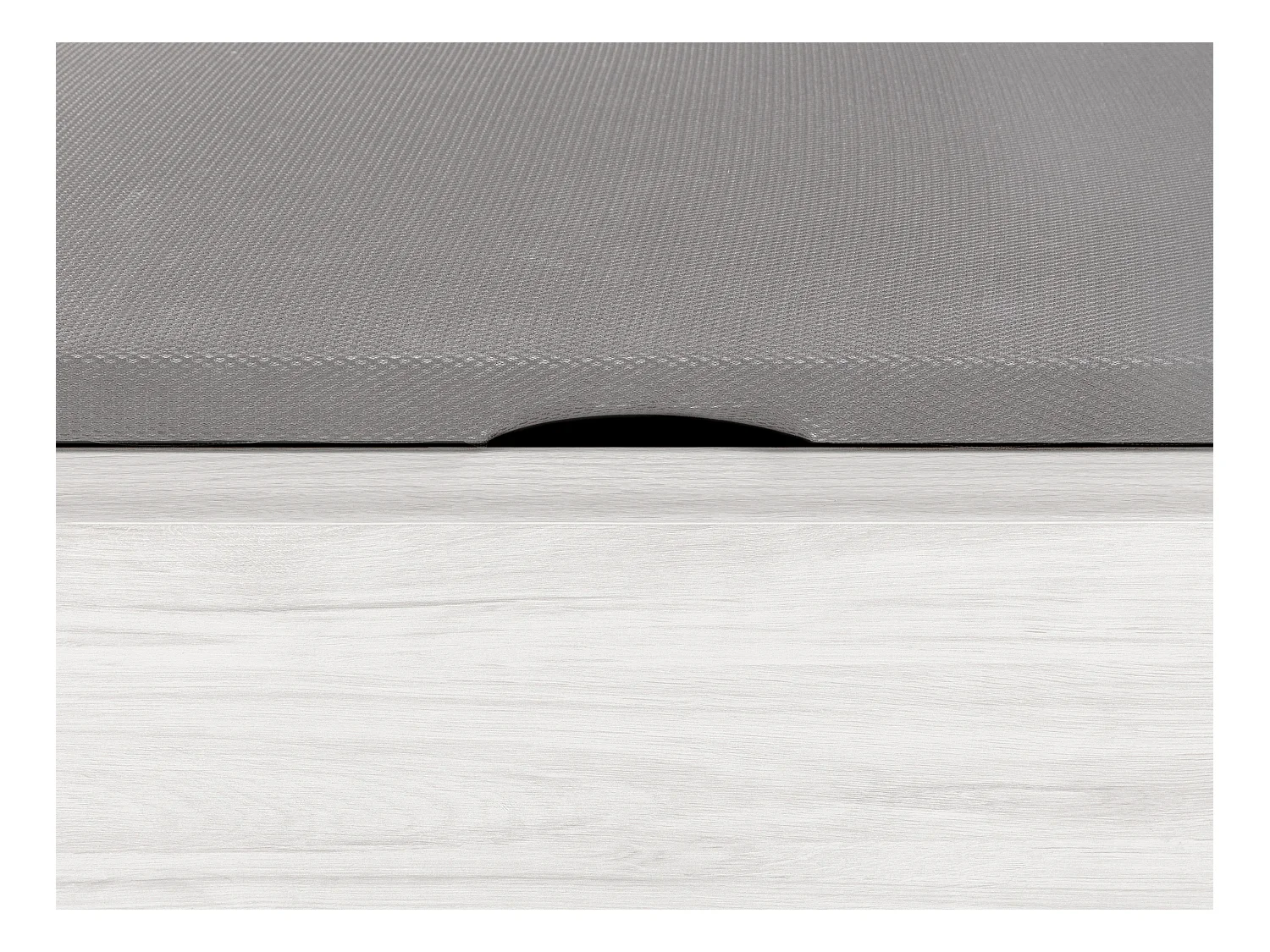 Sommier com espaço de arrumação e gaveta 140x190 cm branco - HESTIA de YSMÉE