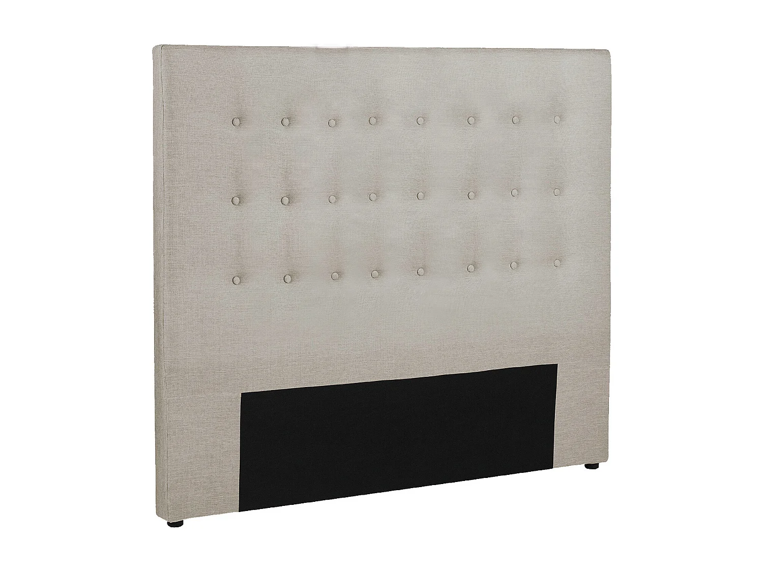 Tête de lit capitonnée 180 cm - Tissu - Beige - FRANCESCO