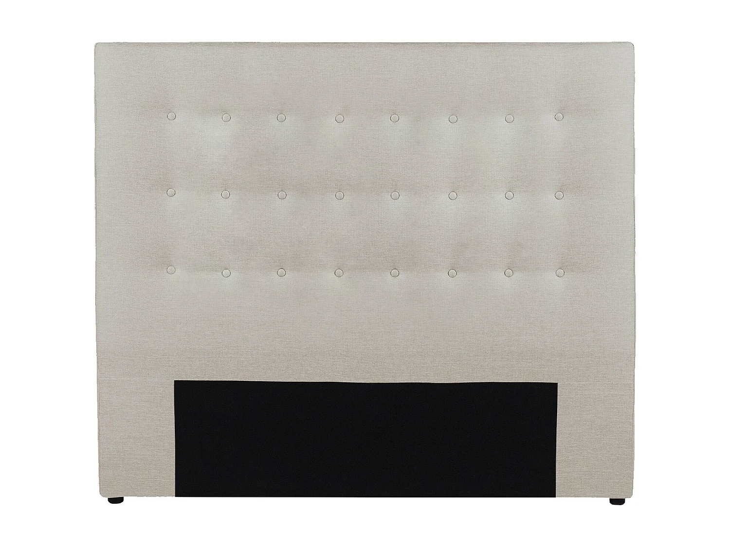 Tête de lit capitonnée 180 cm - Tissu - Beige - FRANCESCO